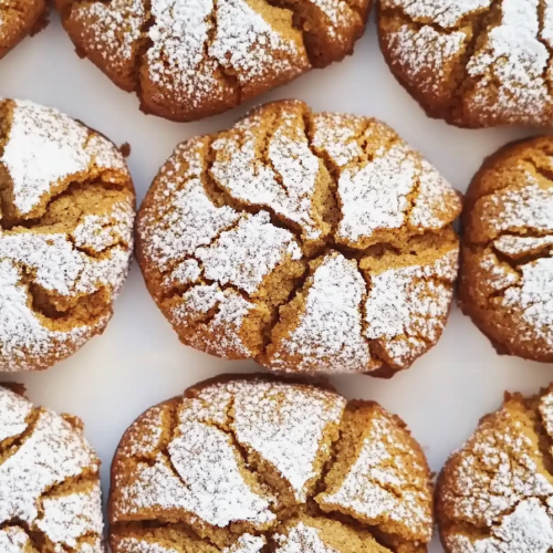 Festive holiday cookies arranged neatly, with sugar coating catching the light.