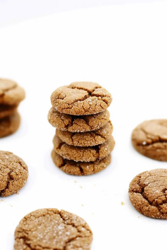 Rustic gingersnap cookies baked until perfectly crisp with a sweet spiced finish.