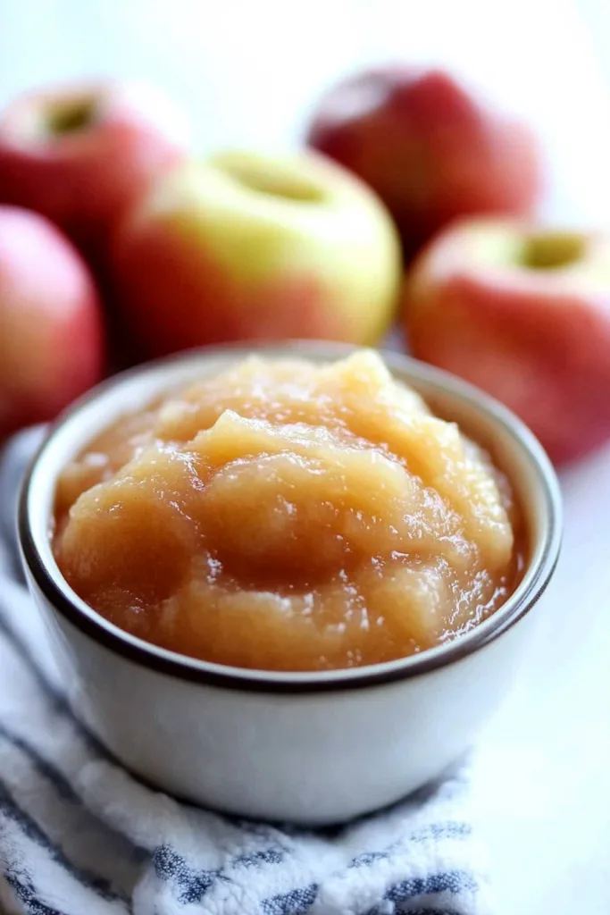 Smooth and chunky homemade applesauce made with fresh apples and simple ingredients.