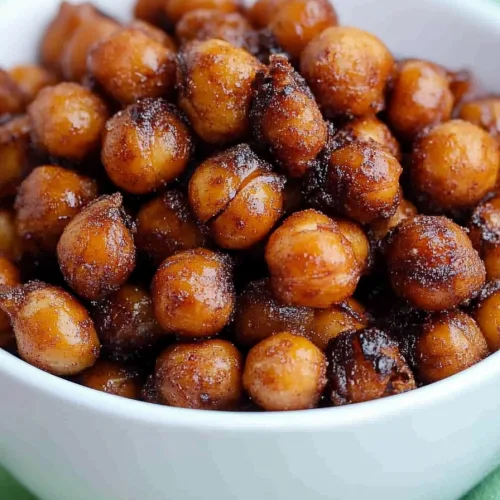 Healthy snack highlighting golden-brown coating and crisp texture.