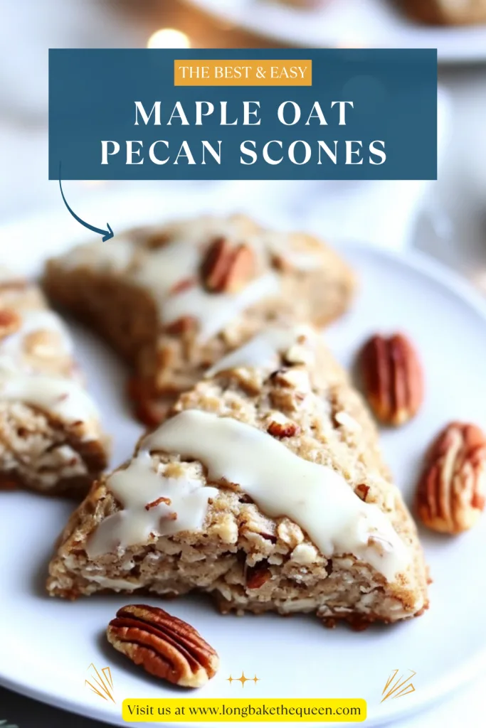 Maple Oat Pecan Scones