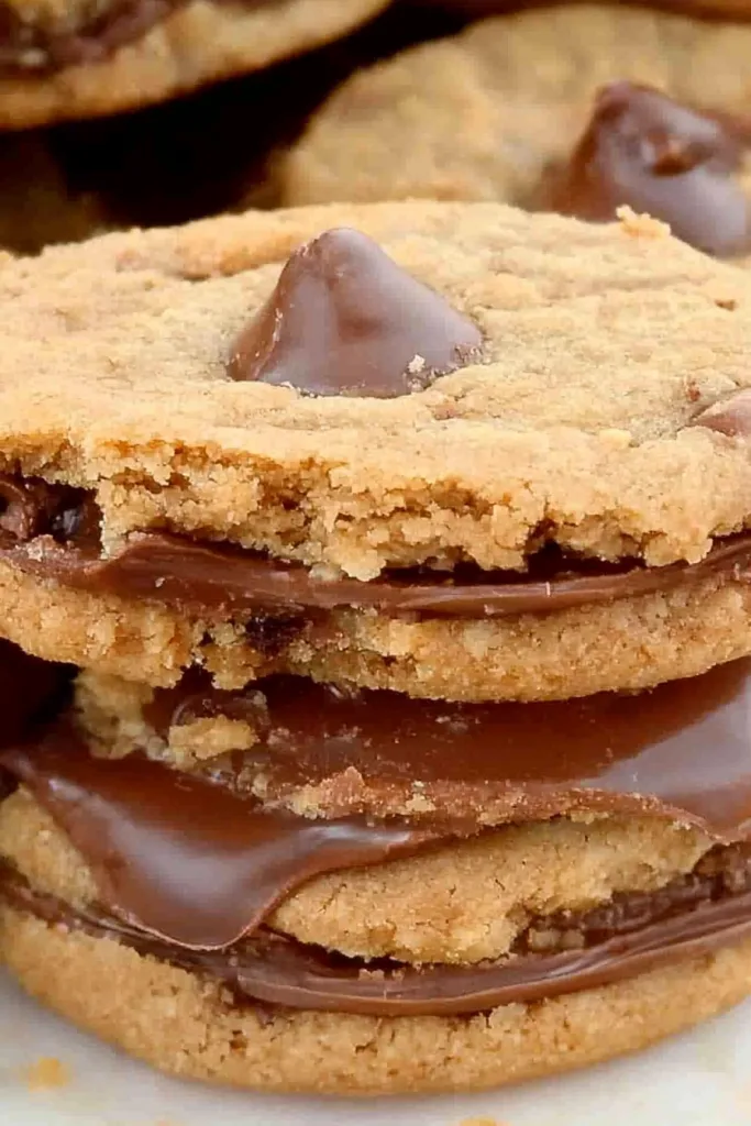 Golden cookies with creamy chocolate filling and a soft crumb perfect for an indulgent dessert