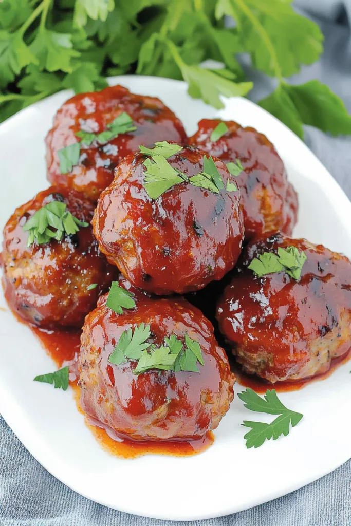 Small savory portions arranged neatly, highlighting their rich glaze and garnish.