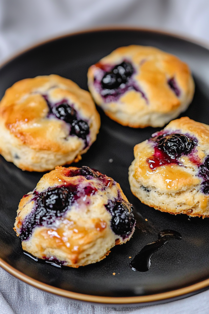 Freshly baked biscuits arranged together, highlighting their soft, buttery texture.