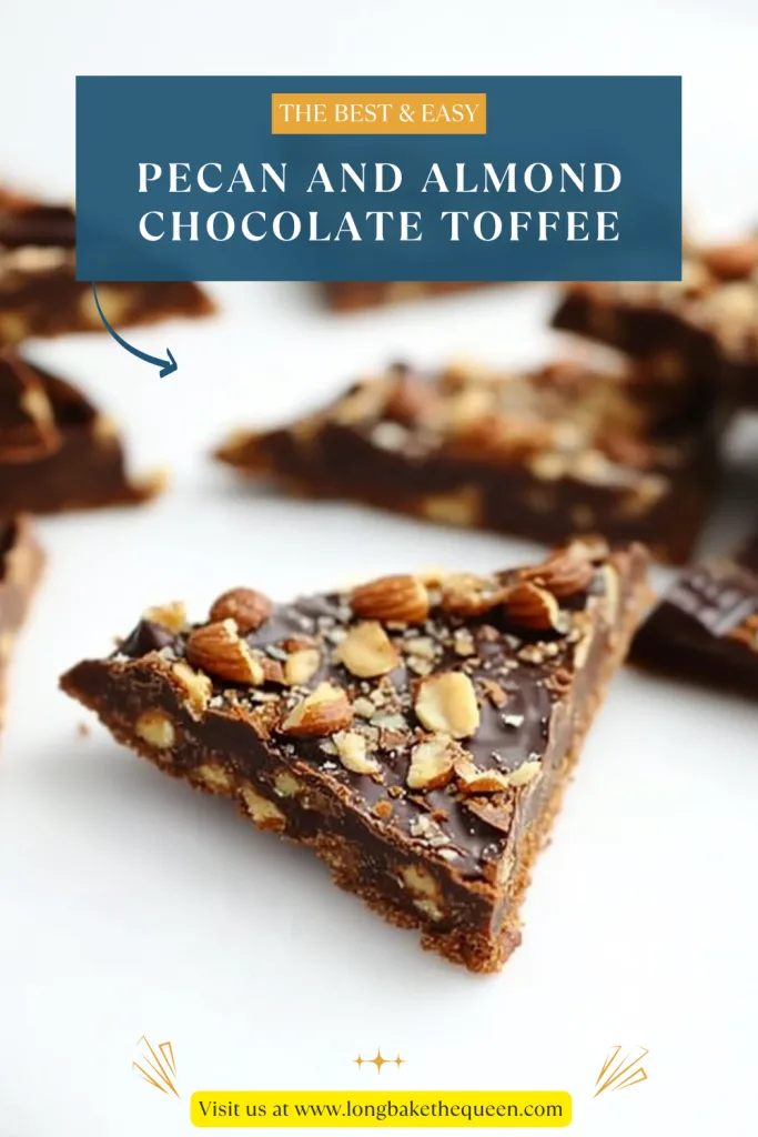 Pecan and Almond Chocolate Toffee