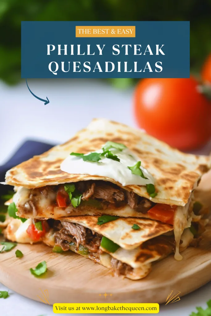 Philly Steak Quesadillas