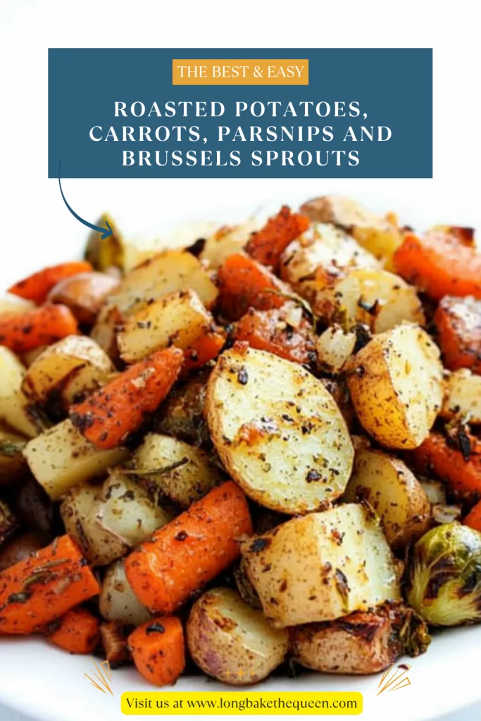 Roasted Potatoes, Carrots, Parsnips and Brussels Sprouts