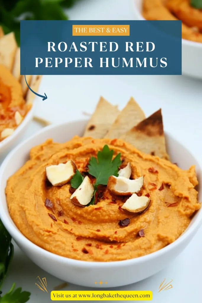 Roasted Red Pepper Hummus