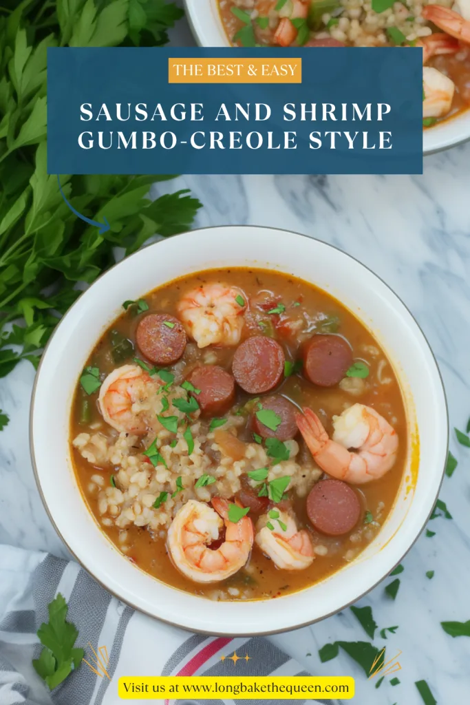 Sausage and Shrimp Gumbo- Creole Style