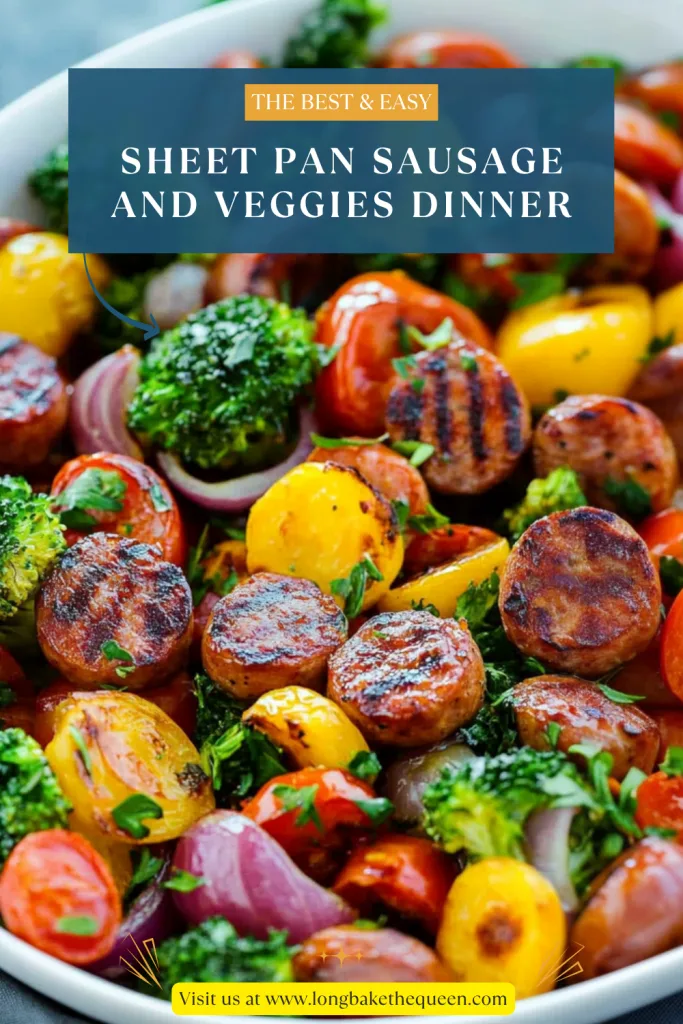 Sheet Pan Sausage and Veggies Dinner