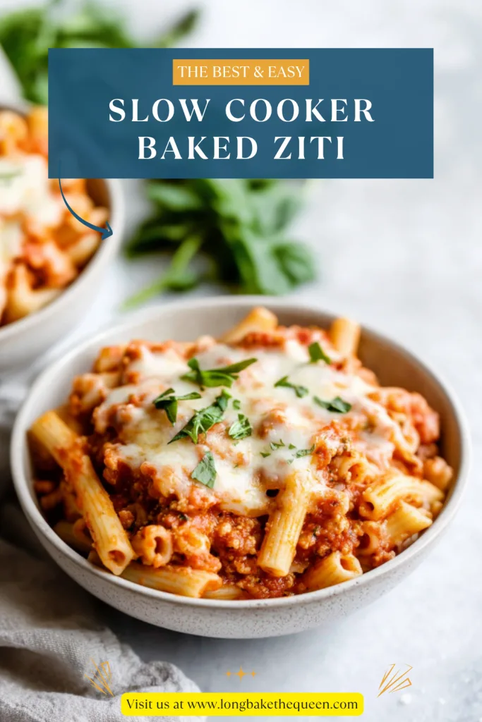Slow Cooker Baked Ziti