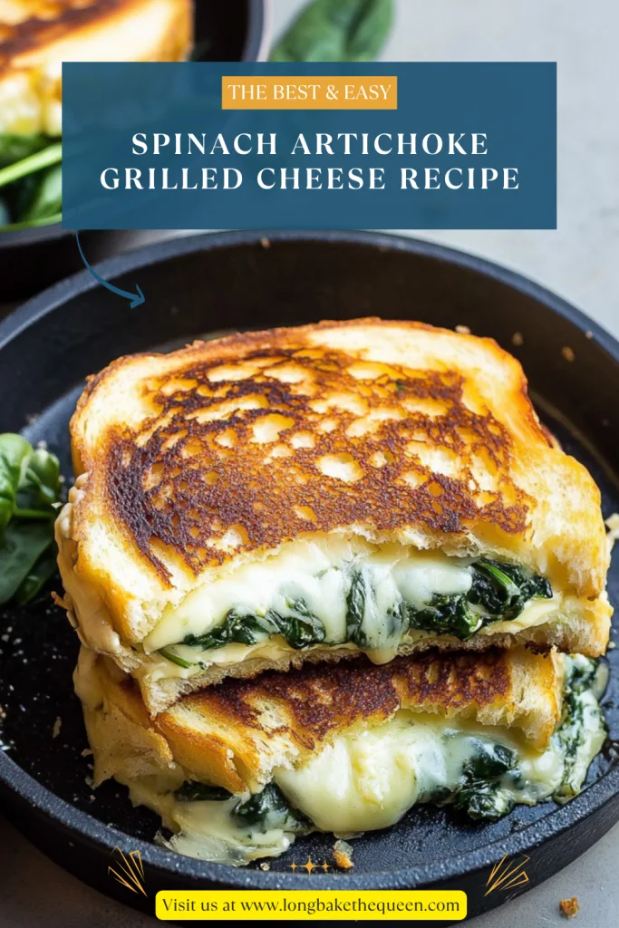 Spinach Artichoke Grilled Cheese Recipe