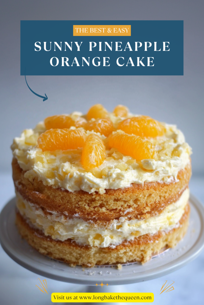 Sunny Pineapple Orange Cake