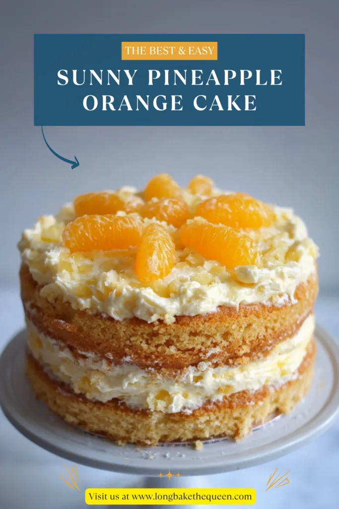 Sunny Pineapple Orange Cake