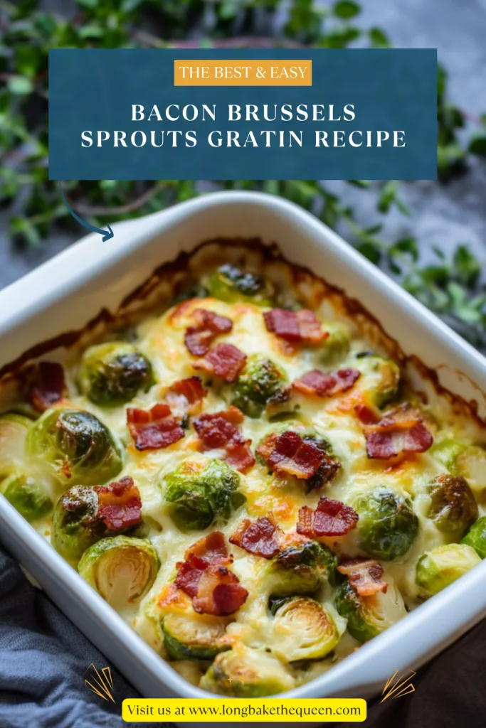 Bacon Brussels Sprouts Gratin Recipe