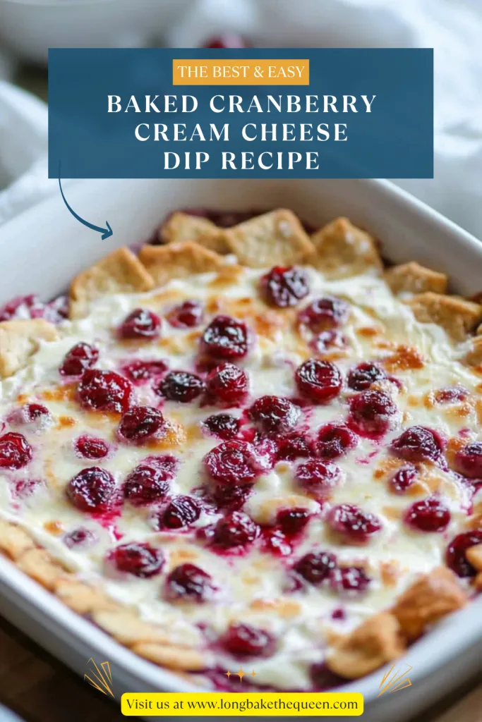 Baked Cranberry Cream Cheese Dip Recipe