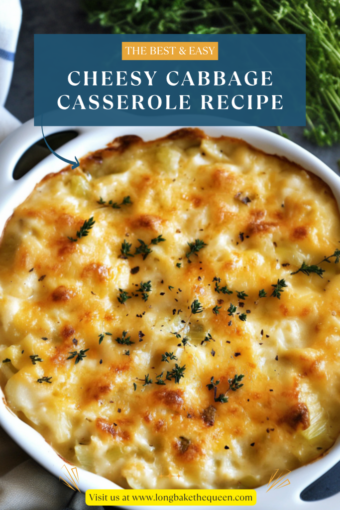 Cheesy Cabbage Casserole Recipe