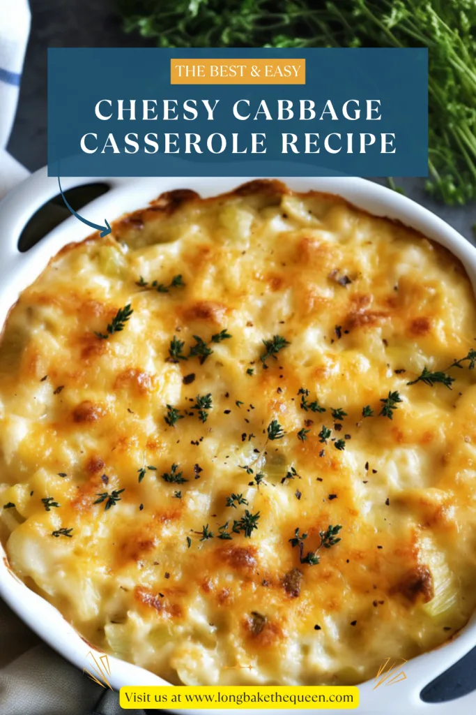 Cheesy Cabbage Casserole Recipe
