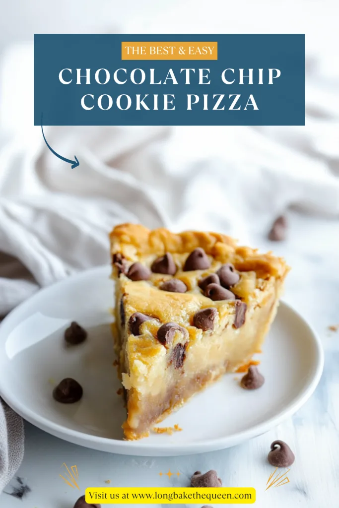 Chocolate Chip Cookie Pizza