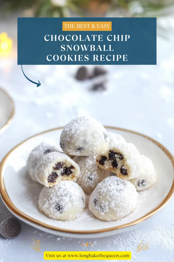 Chocolate Chip Snowball Cookies Recipe