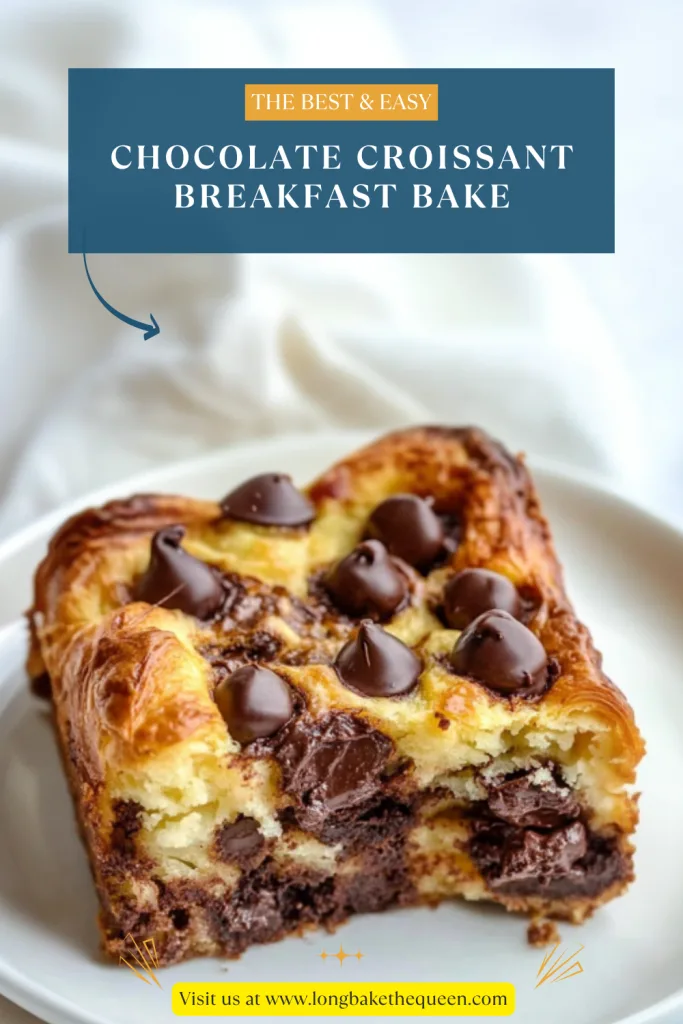 Chocolate Croissant Breakfast Bake