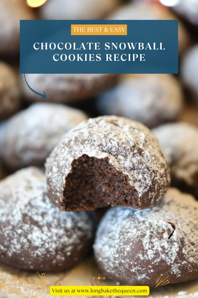 Chocolate Snowball Cookies Recipe