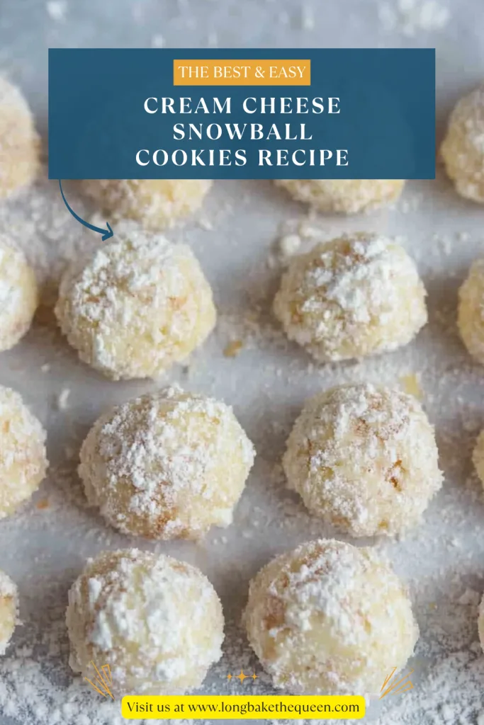 Cream Cheese Snowball Cookies Recipe