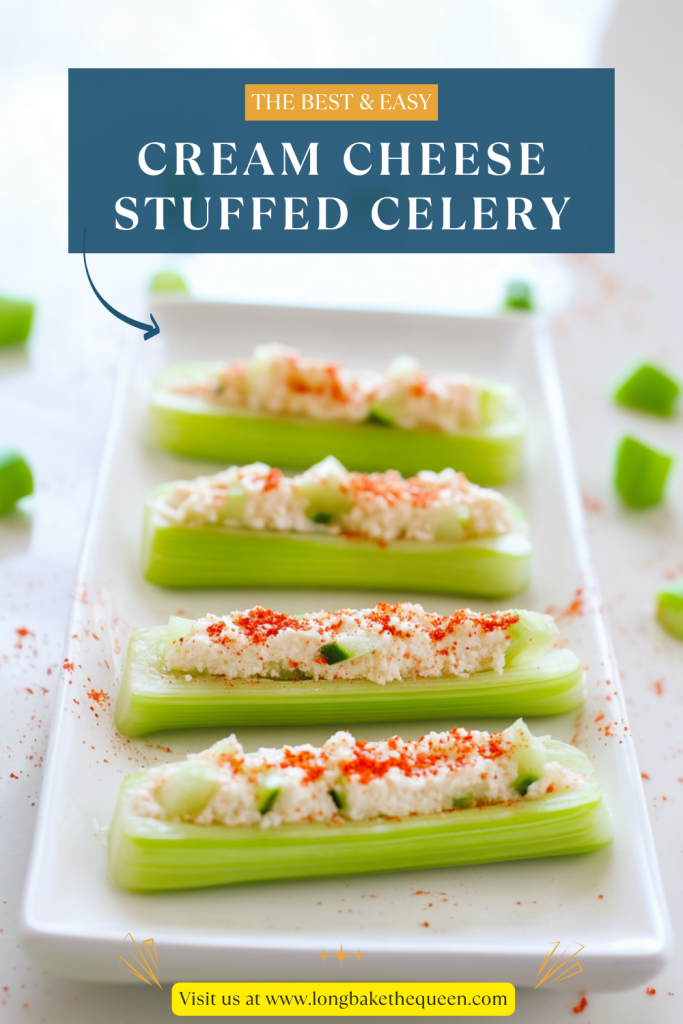 Cream Cheese Stuffed Celery