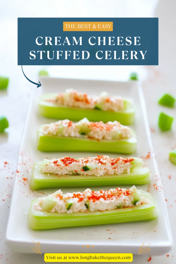 Cream Cheese Stuffed Celery