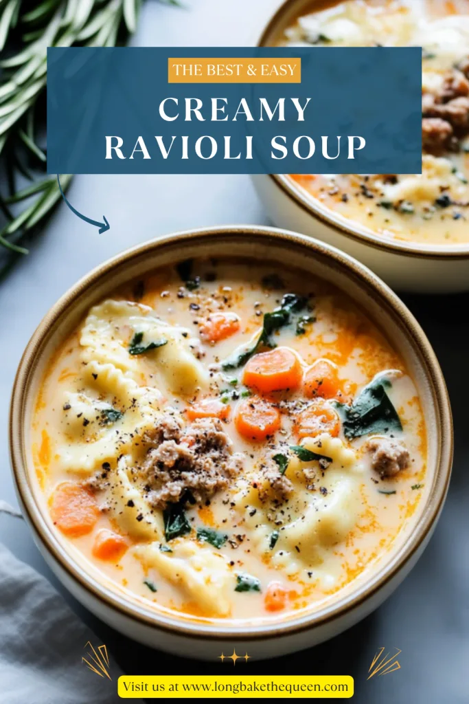 Creamy Ravioli Soup