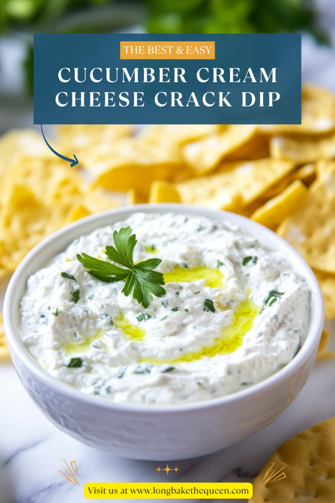 Cucumber Cream Cheese Crack Dip