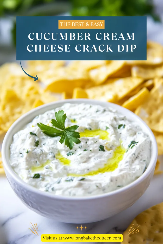 Cucumber Cream Cheese Crack Dip