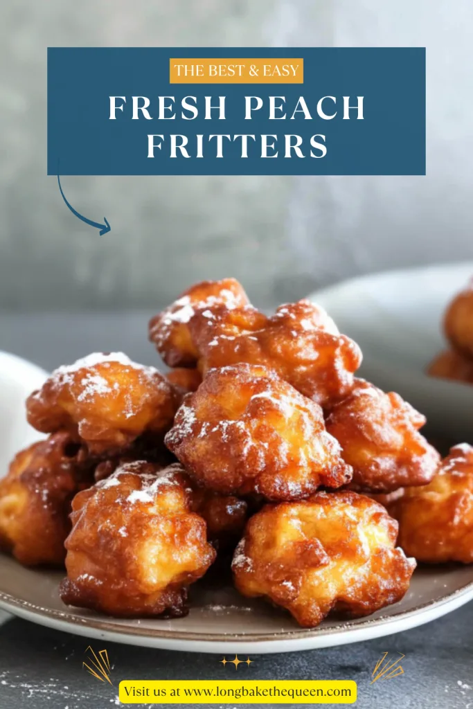 Fresh Peach Fritters