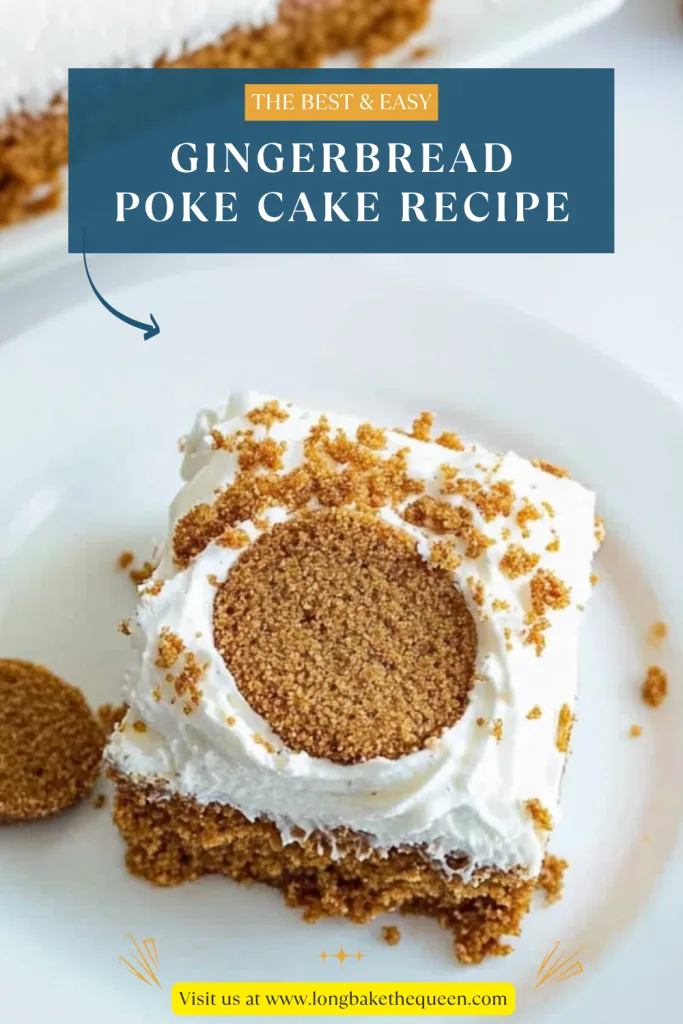 Gingerbread Poke Cake Recipe