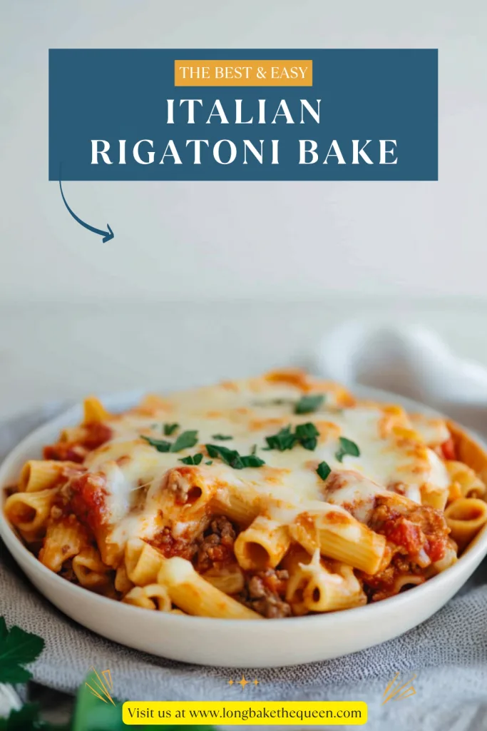 Italian Rigatoni Bake
