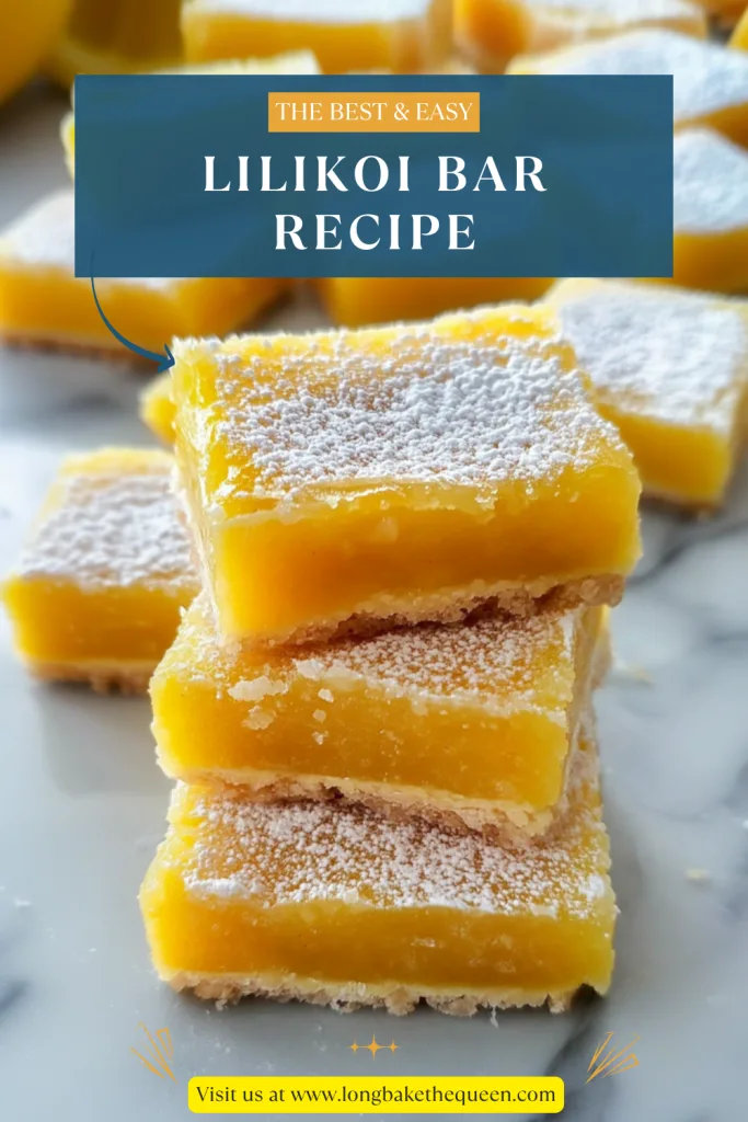Lilikoi Bar Recipe