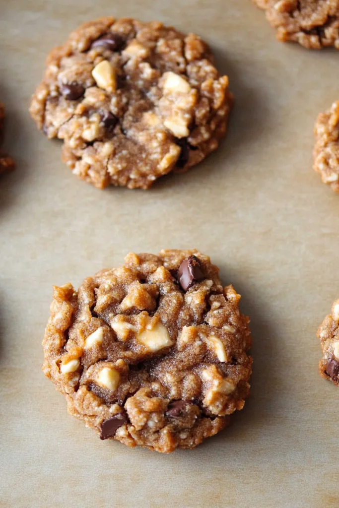 Goldenโbrown cookies with a soft center, styled for a homemade feel.