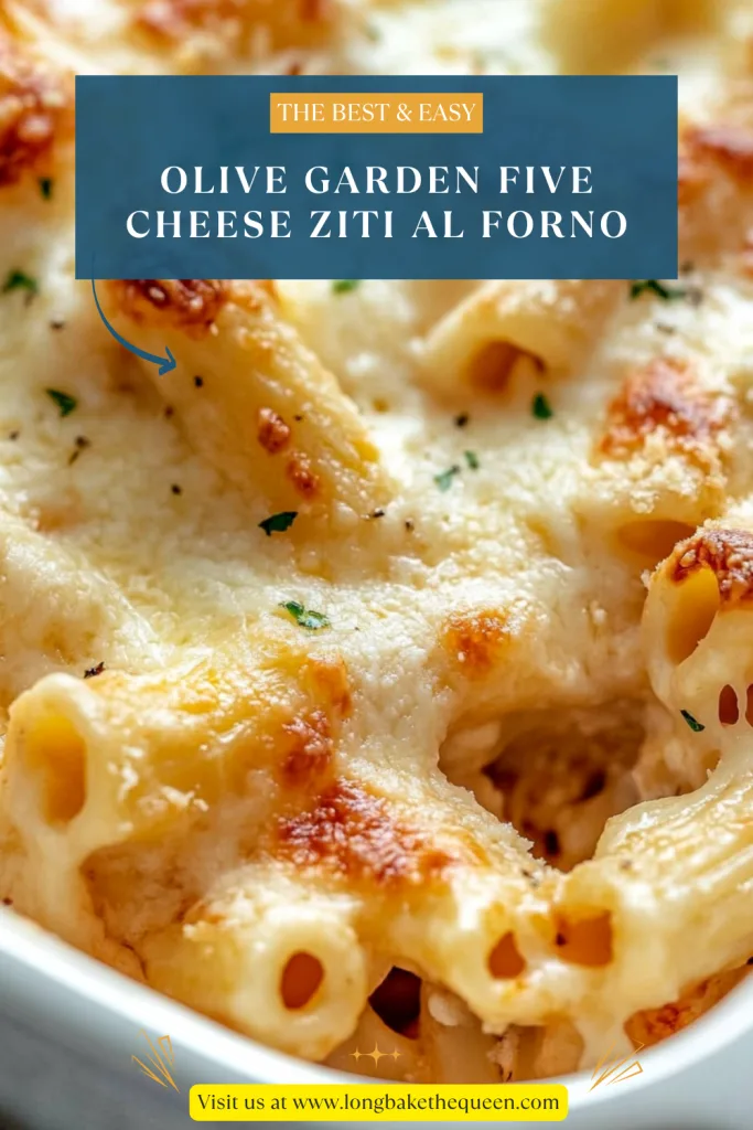 Olive Garden Five Cheese Ziti Al Forno