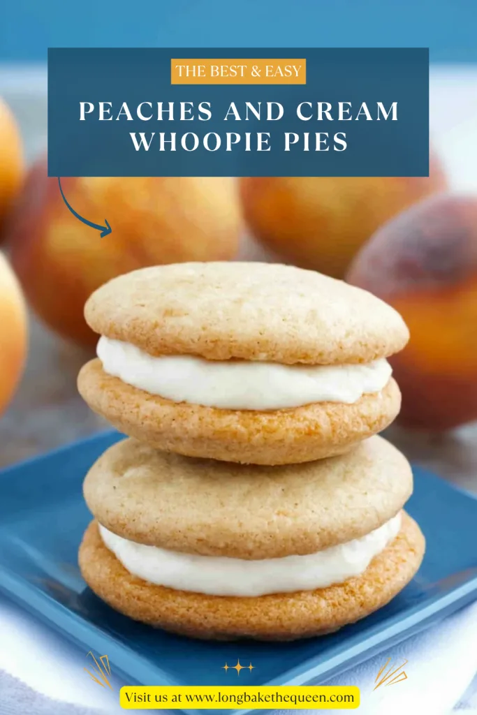 Peaches and Cream Whoopie Pies