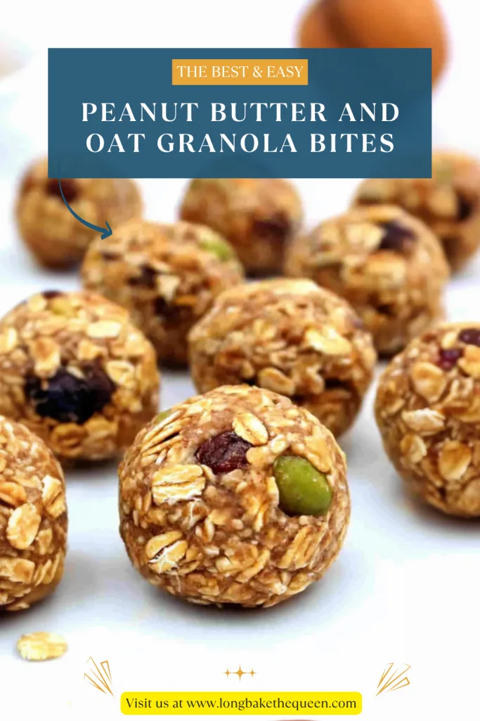 Peanut Butter and Oat Granola Bites