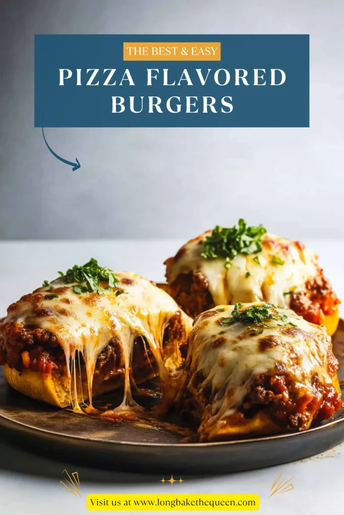 Pizza Flavored Burgers