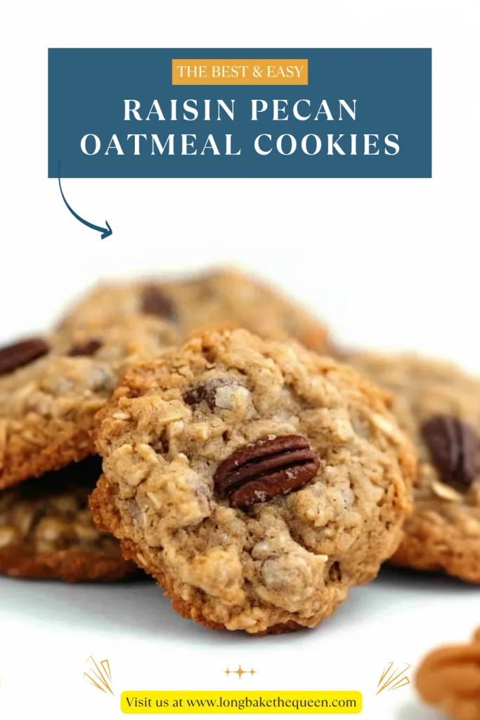 Raisin Pecan Oatmeal Cookies