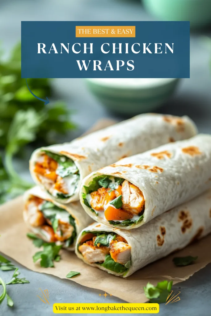 Ranch Chicken Wraps