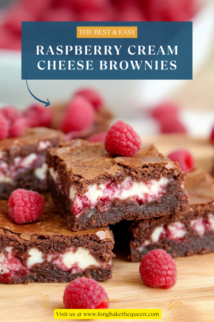 Raspberry Cream Cheese Brownies