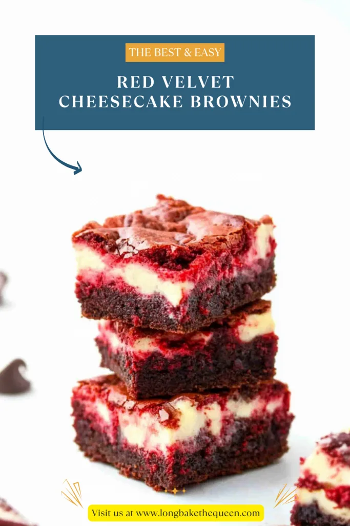 Red Velvet Cheesecake Brownies