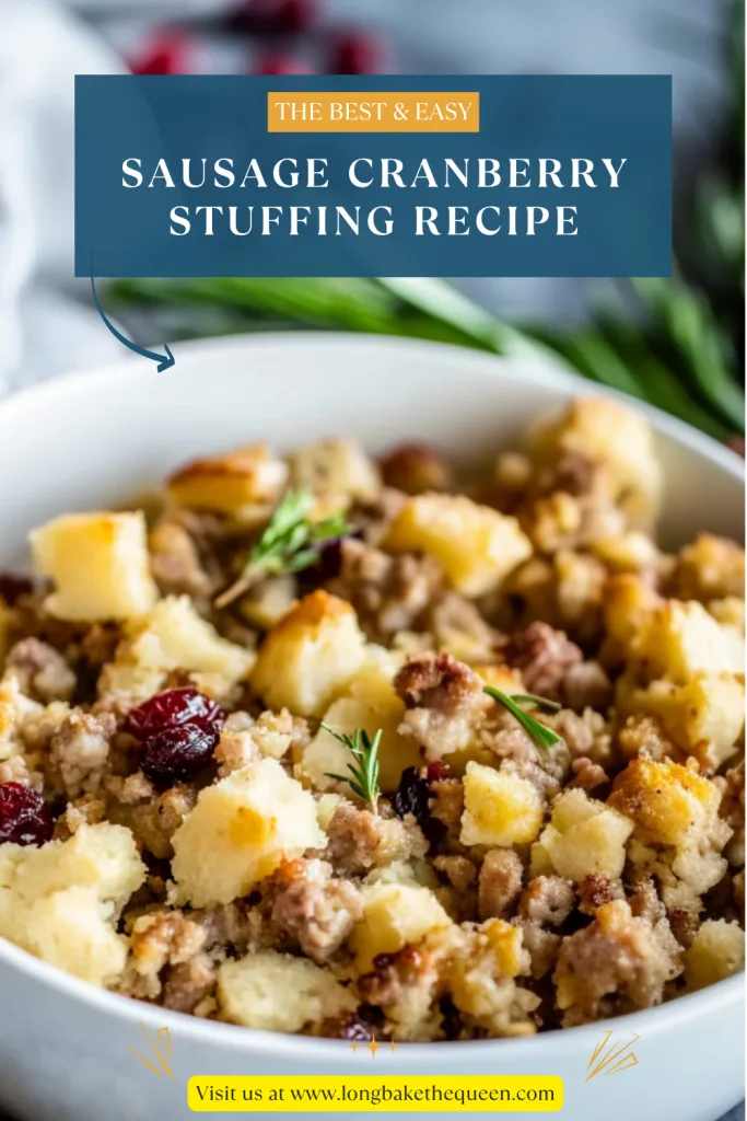 Sausage Cranberry Stuffing Recipe