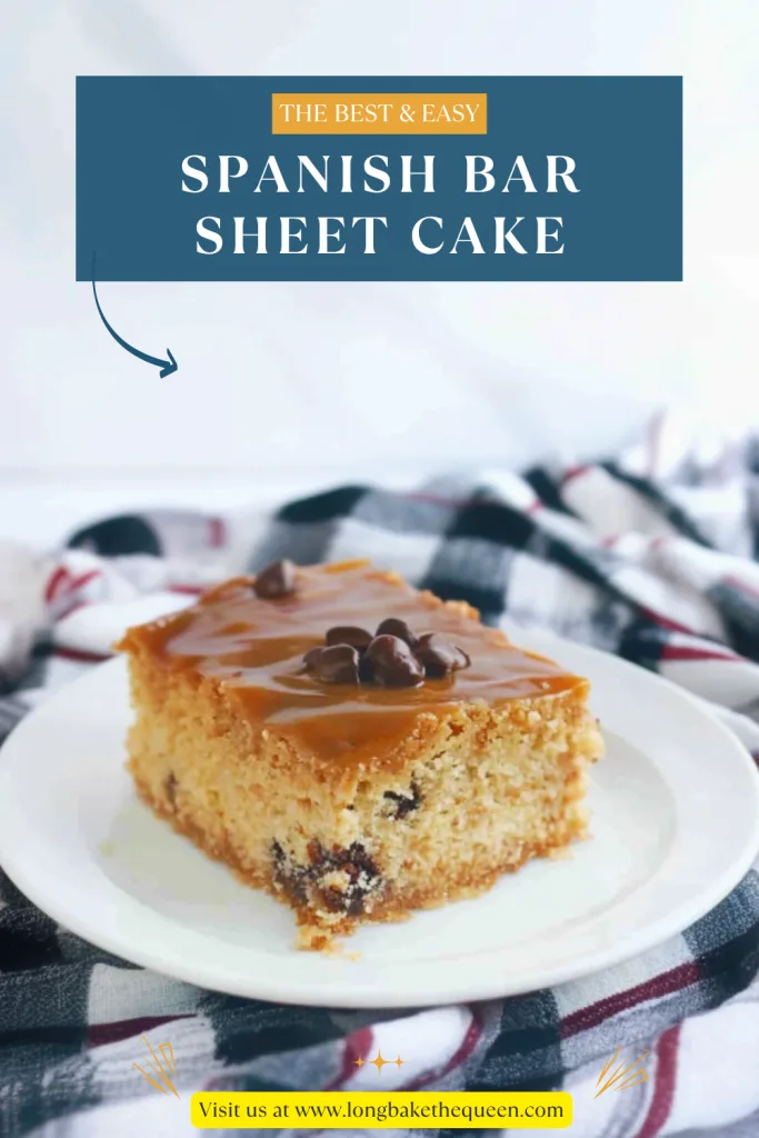 Spanish Bar Sheet Cake