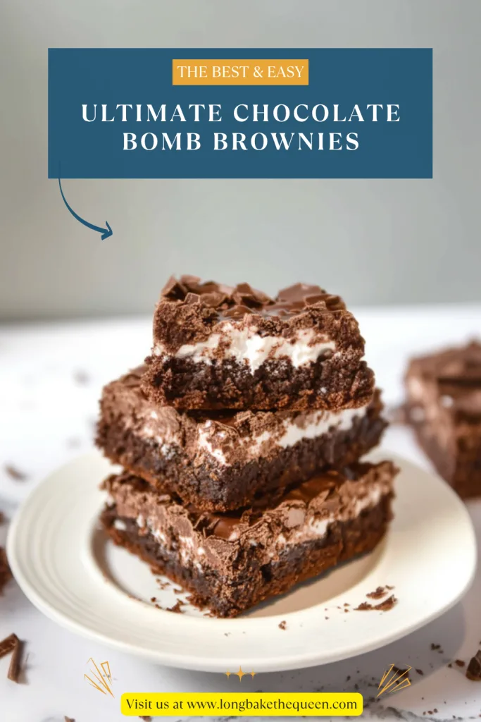 Ultimate Chocolate Bomb Brownies