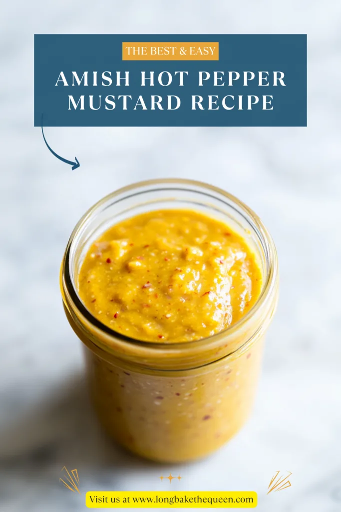 Amish Hot Pepper Mustard Recipe