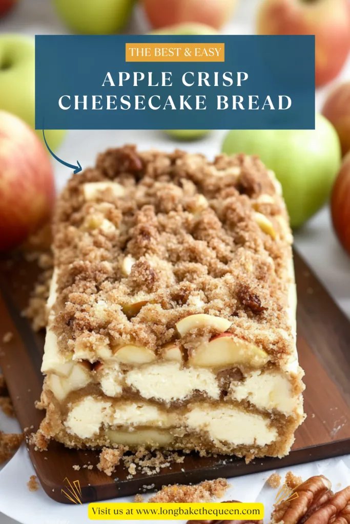 Apple Crisp Cheesecake Bread